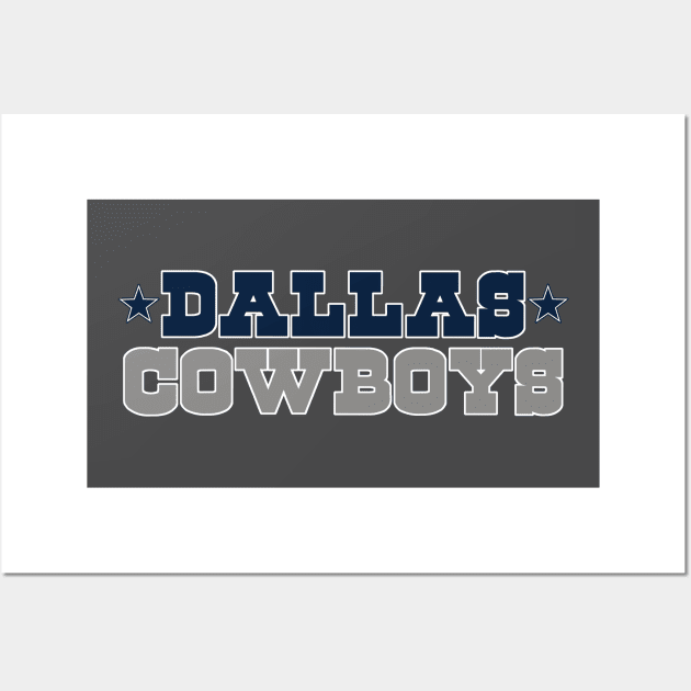 Dallas Cowboys Wall Art by CovpaTees